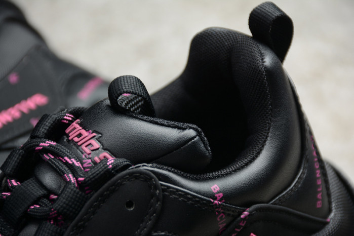 blcg sneaker triple.s.gomma black pink 524039-w2fa1-7635