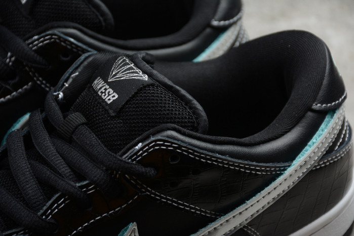 nike sb dunk low diamond S*pply co black diamond bv1310-001