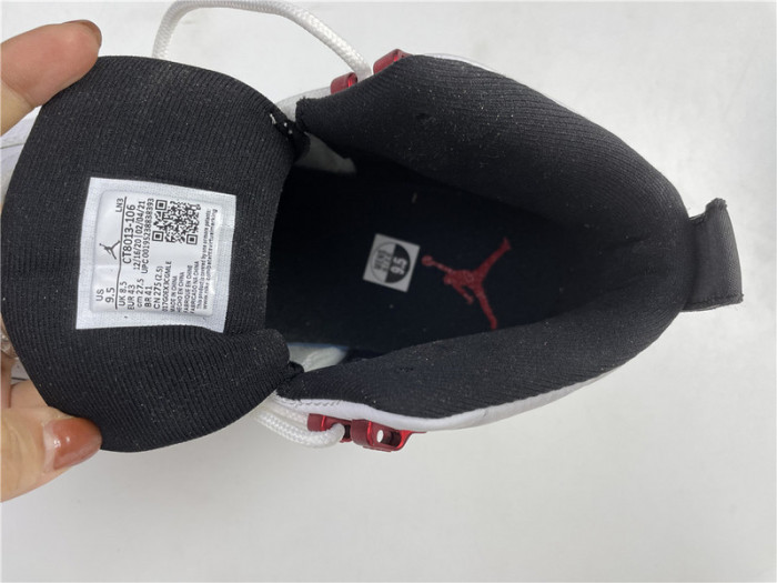 air jordan 12 twist white university red ct8013-106