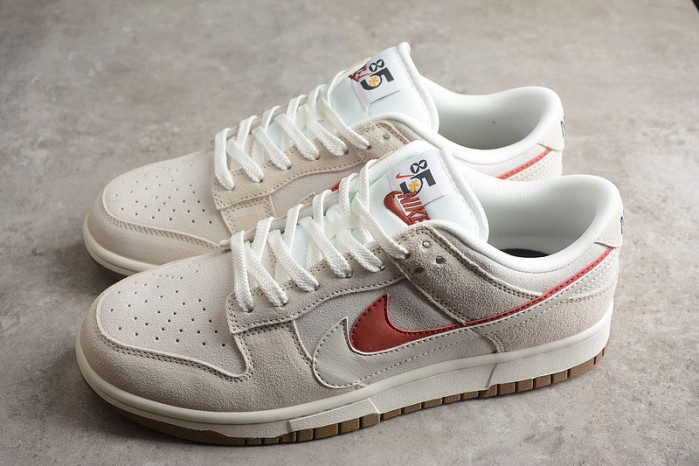 nike dunk low se 85 double swh sail orange (w) do9457-100