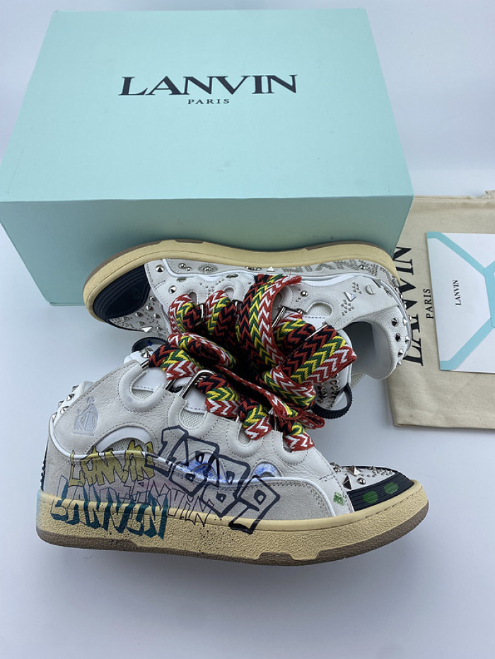 lanvin curb sneaker