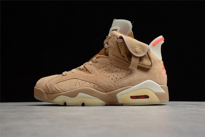 travis scott x air jordan 6 “british khaki” dh0690-200