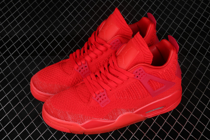 air jordan 4 flyknit “red” aq3559-600