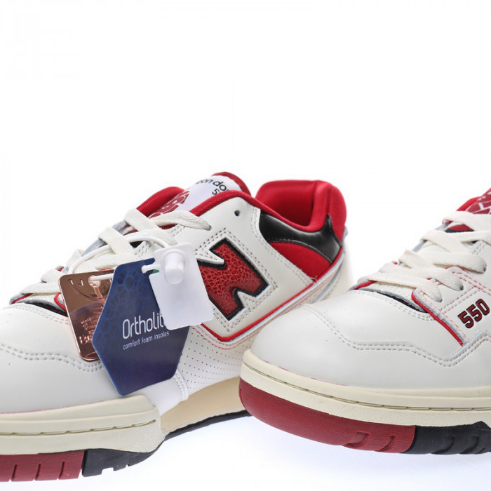 new balance 550 white red bb550se1