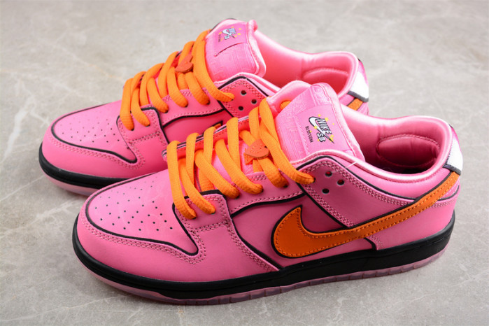 the powerpuff girls x nike sb dunk low “blossom” fd2631-600