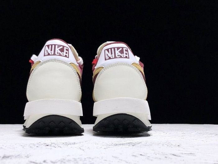 sacai x nike lvd waffle daybreak swh pink red white bv0073-500