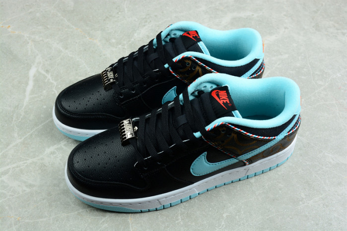 nike dunk low se barber shop black dh7614-001