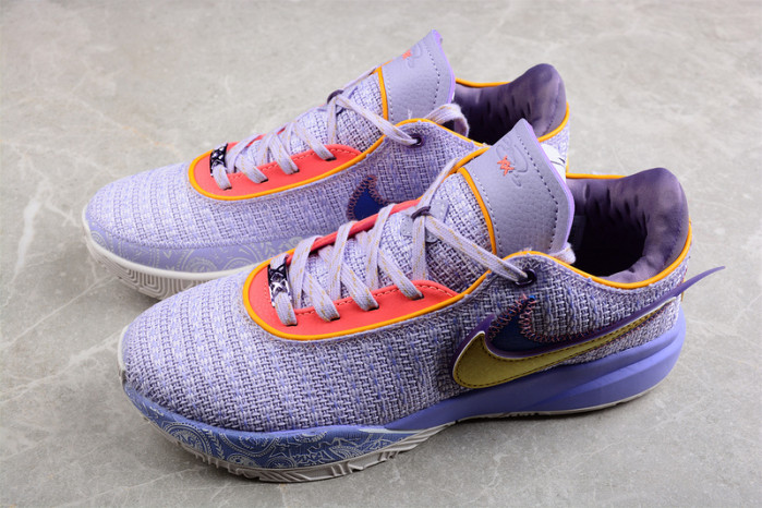 nike lebron 20 violet frost dj5422-500