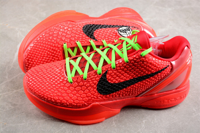 nike kobe 6 protro “reverse grinch” fv4921-600