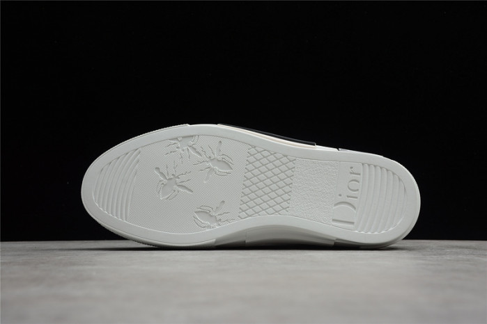 d10r b23 high top logo oblique sneakers