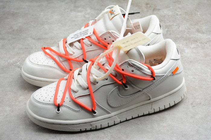 nike dunk low ow white ct0856- 900