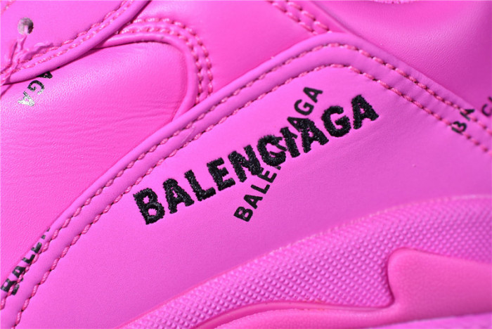 blcg sneaker triple.s.gomma rose red 524039 w2fa1 7634