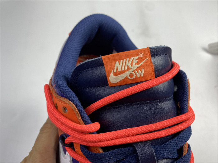 ow x nike sb dunk low orange perple white ct0856-801