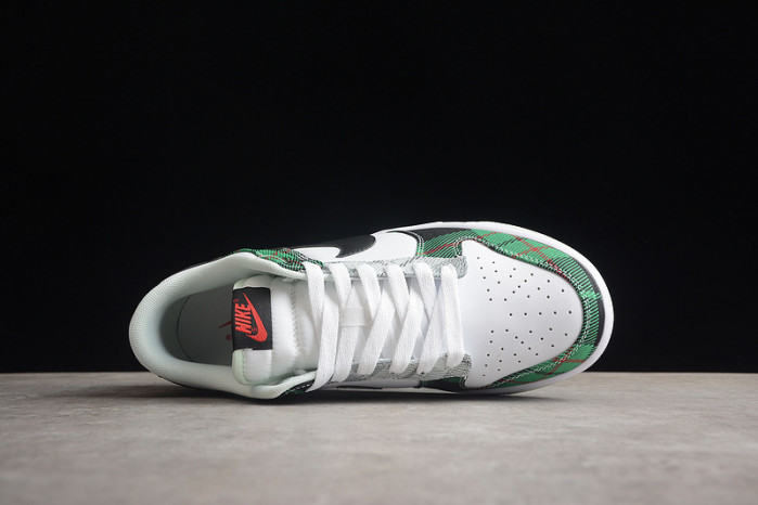 nike dunk low tartan plaid dv0827-100