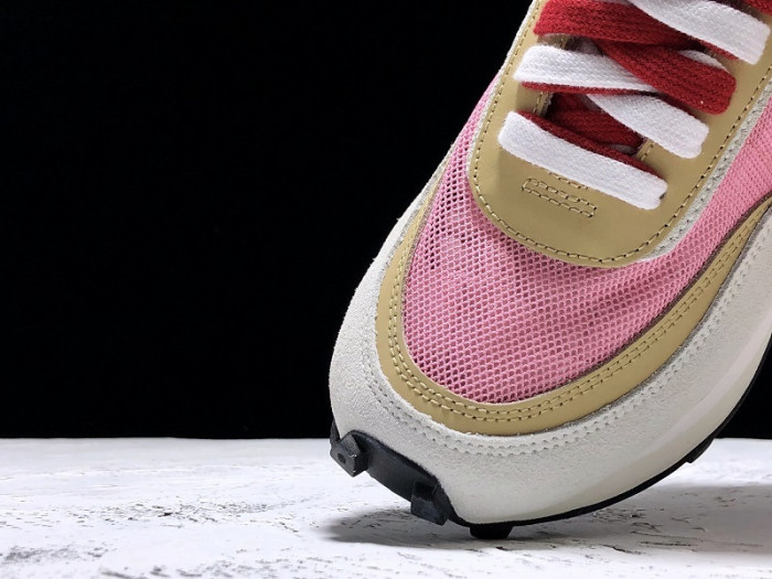 sacai x nike lvd waffle daybreak swh pink red white bv0073-500