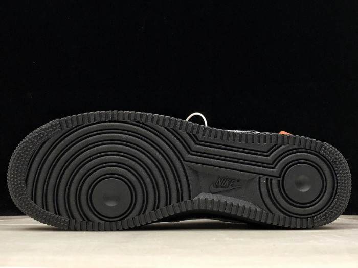 nikeair force 1 low ow black white ao4606-001