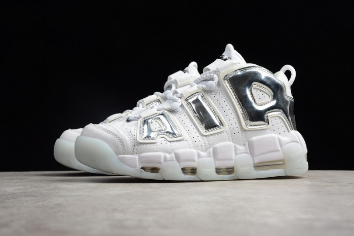 air more uptempo Ch*0me white (w) 917593-100