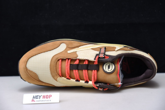 travis scott x nike air max 1 “wheat” do9392-701