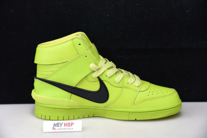 nike dunk high ambush flash lime cu7544-300