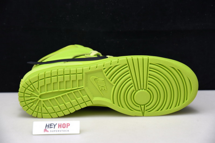 nike dunk high ambush flash lime cu7544-300