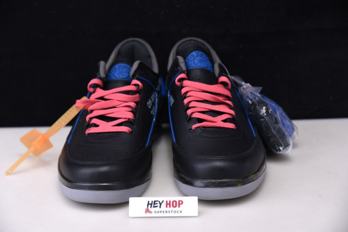 air jordan 2 retro low sp ow black blue dj4375-004