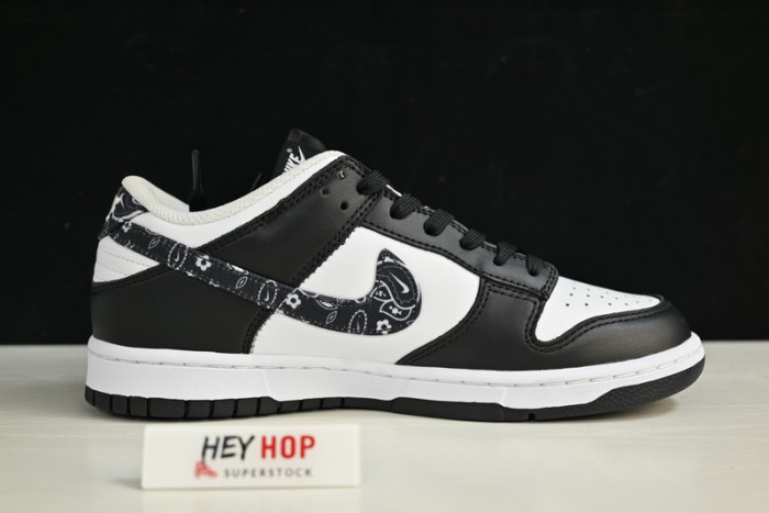nike sb dunk low “black paisley" dh4401-100