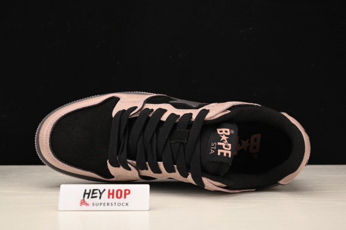 a bathing ape bape sk8 sta dirty pink black hp33-114
