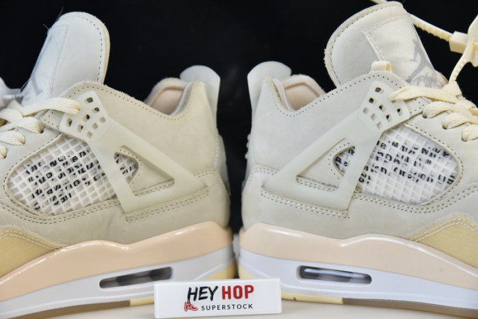 air jordan 4 retro ow sail cv9388-100