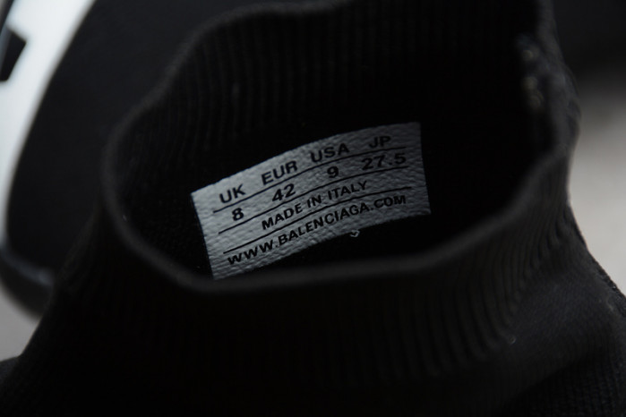 blcg speed sneaker black-white 605972 w05ge 1015