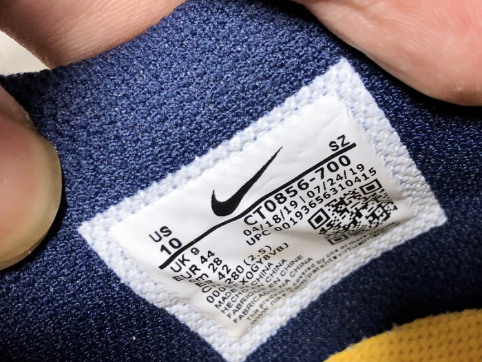 nike dunk low ow michigan ct0856-700